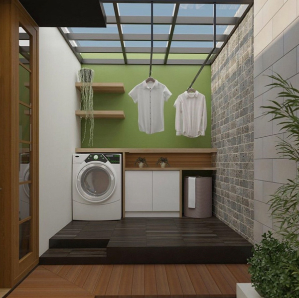 outdoor-laundry-room-with-wood-canopy-and-transparant-roof